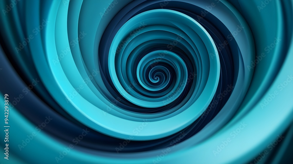 Abstract Blue Spiral Background - Modern Design Abstract Blue Spiral Background - Modern Design