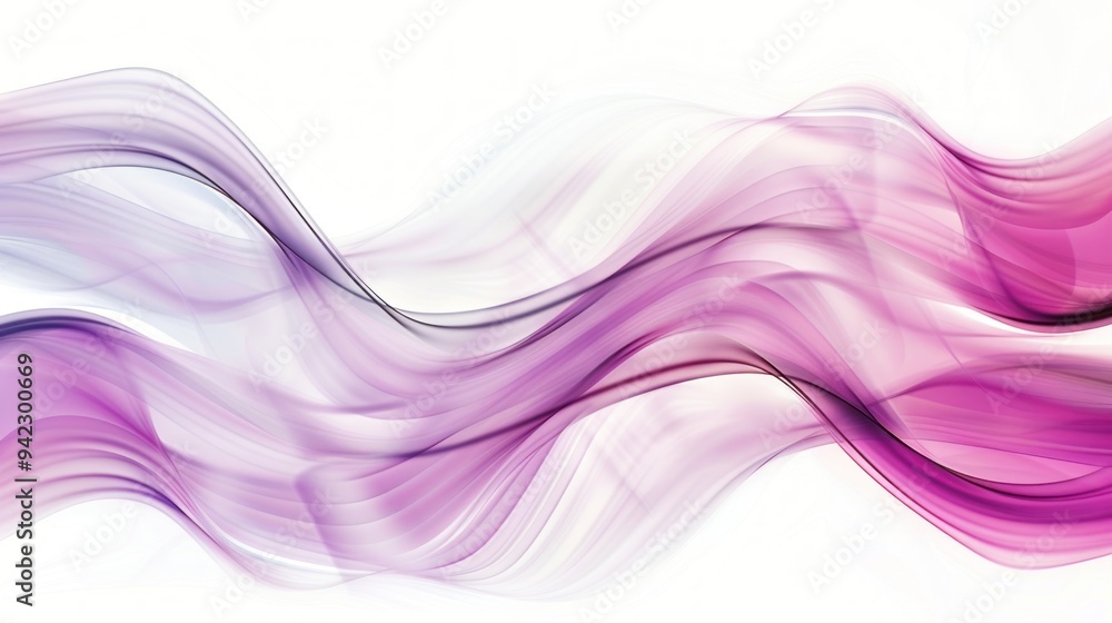 Abstract Pink and Purple Flowing Waves Abstract Pink and Purple Flowing Waves