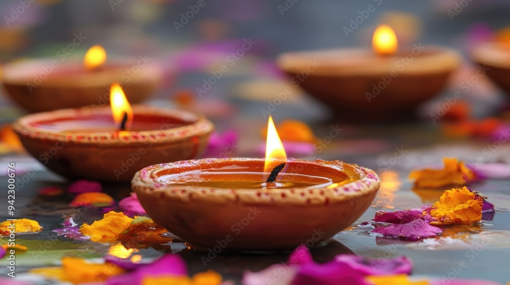 Diwali festival of lights tradition Diya oil lamps background Diwali festival of lights tradition Diya oil lamps background