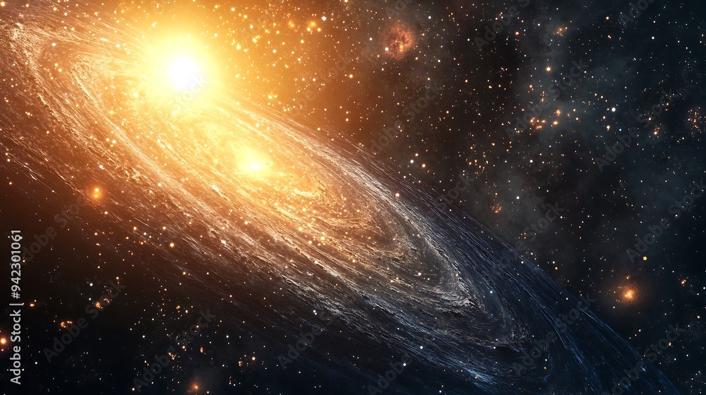 sollar system galaxy with sun sollar system galaxy with sun