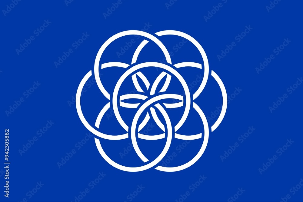 International Flag of Planet Earth. Flag illustration International Flag of Planet Earth. Flag illustration