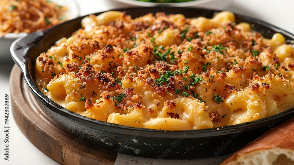 Delicious Mac and Cheese in a Cast Iron Skillet Delicious Mac and Cheese in a Cast Iron Skillet