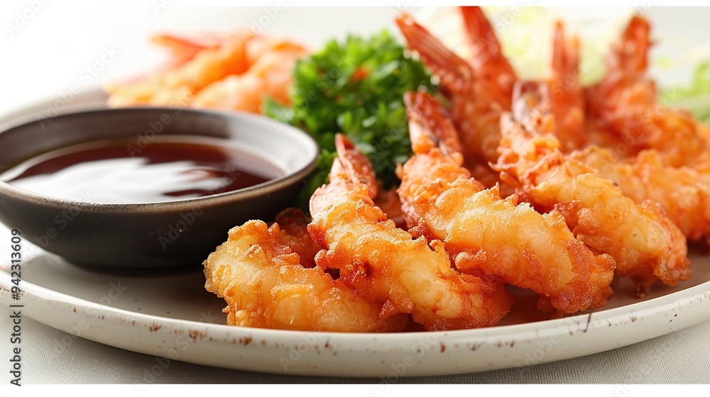 Crispy Fried Shrimp with Dipping Sauce Crispy Fried Shrimp with Dipping Sauce