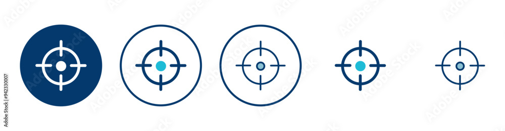 Target icon vector isolated on white background. Target vector icon. goal icon. marketing target. Aim Target icon vector isolated on white background. Target vector icon. goal icon. marketing target. Aim