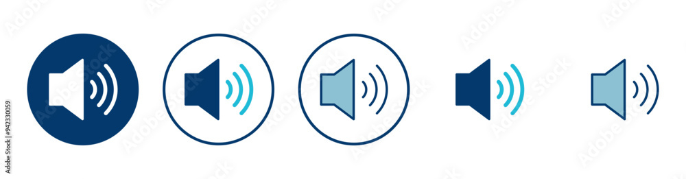 Speaker icon vector isolated on white background. Volume icon. Loudspeaker icon vector. Audio. Sound Speaker icon vector isolated on white background. Volume icon. Loudspeaker icon vector. Audio. Sound