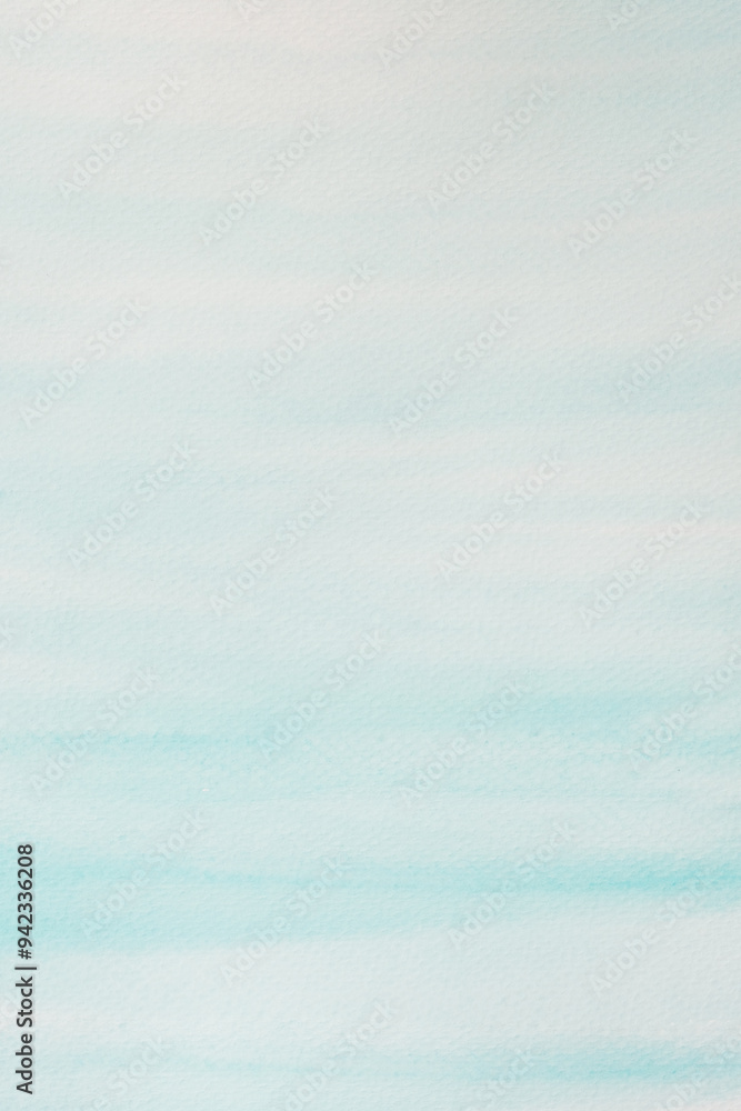 Obraz premium Watercolor background, Vertical art abstract surface blue watercolor painting textured design on white paper background, banner, backdrop, template, poster, wallpaper