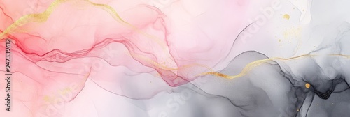 This is a minimalistic abstract background that features beautifully fluid watercolor textures in soft, inviting colors, making it ideal for a wide range of creative projects and presentations alike