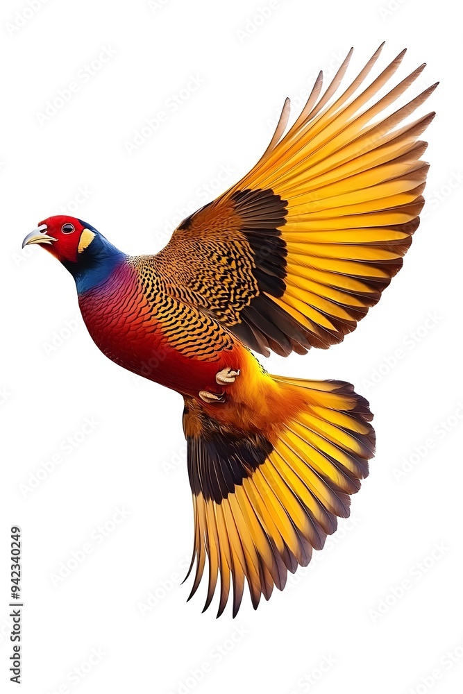 Golden Pheasant Bird Flying with White Background, Realistic Photo, Wallpaper, Cover and Screen for Smartphone, Cell Phone, Computer, Laptop, 9:16 and 16:9 Format Golden Pheasant Bird Flying with White Background, Realistic Photo, Wallpaper, Cover and Screen for Smartphone, Cell Phone, Computer, Laptop, 9:16 and 16:9 Format