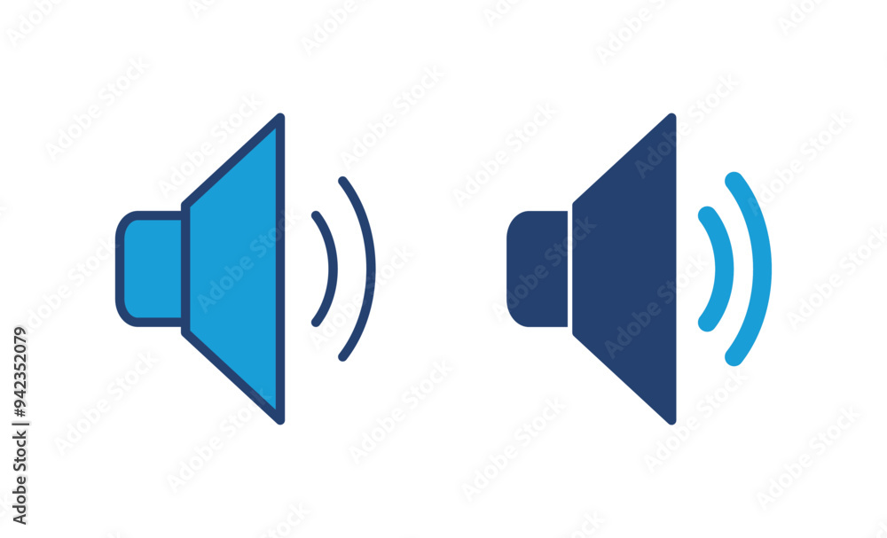 Speaker icon vector. volume icon vector. loudspeaker icon vector. sound symbol Speaker icon vector. volume icon vector. loudspeaker icon vector. sound symbol