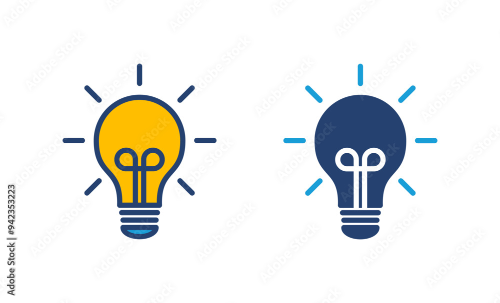 Lamp icon vector. Light bulb icon vector. idea symbol. Lamp icon vector. Light bulb icon vector. idea symbol.