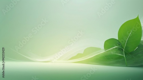 green leaf background