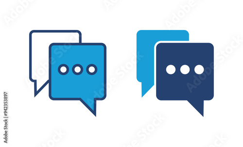 Chat icon vector. speech bubble icon. comment icon vector. message. contact us