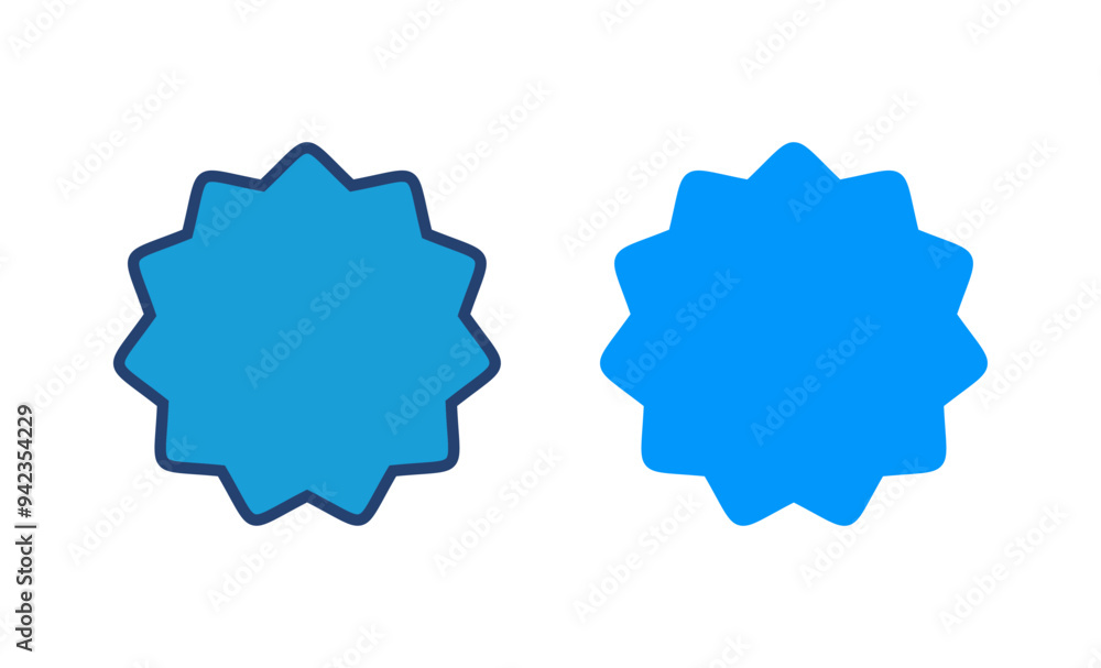 Badge icon vector. Awards icon. Achieve. Stamp Badge icon vector. Awards icon. Achieve. Stamp