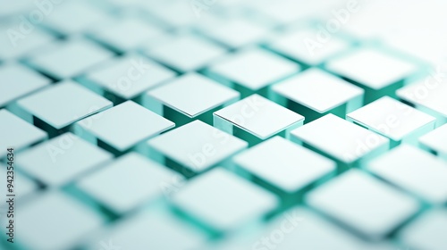 A close-up view of a modern keyboard with sleek, minimalistic keys.