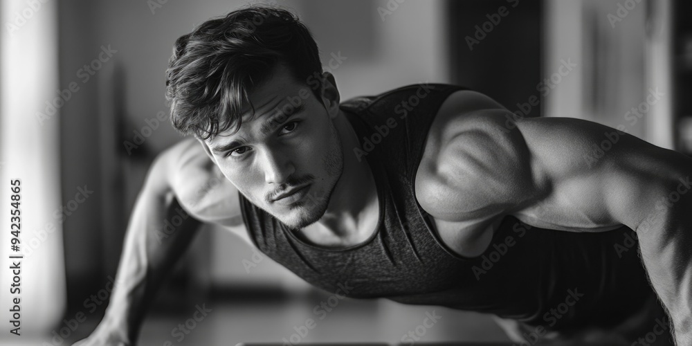 Fototapeta premium Fitness Model Pose