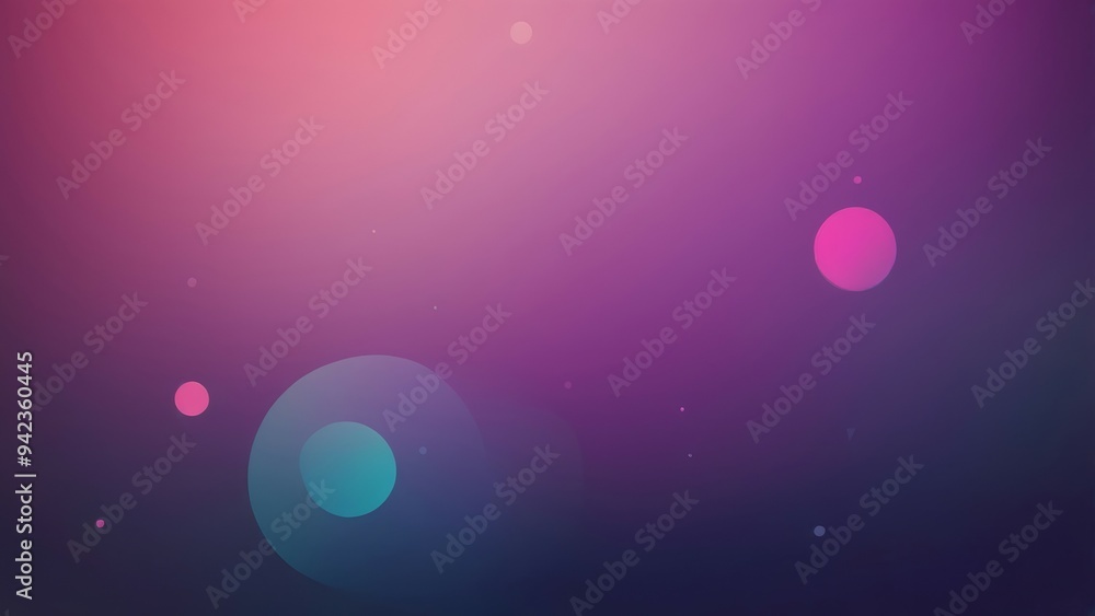 Fototapeta premium abstract background with glowing circles
