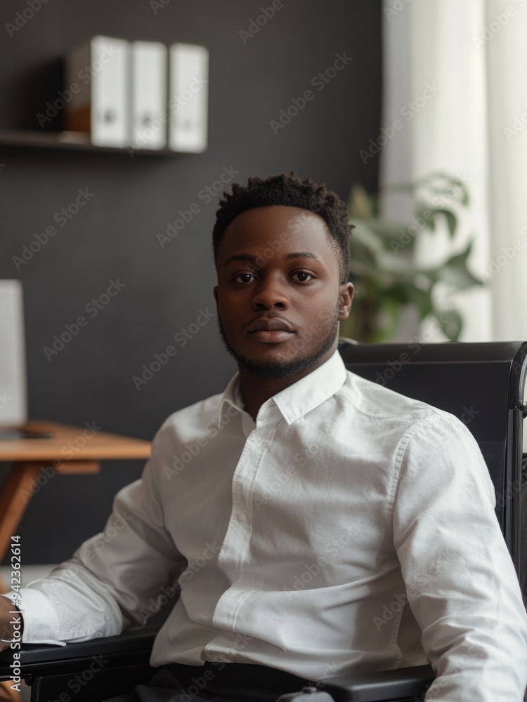 Fototapeta premium Businessman in Modern Office