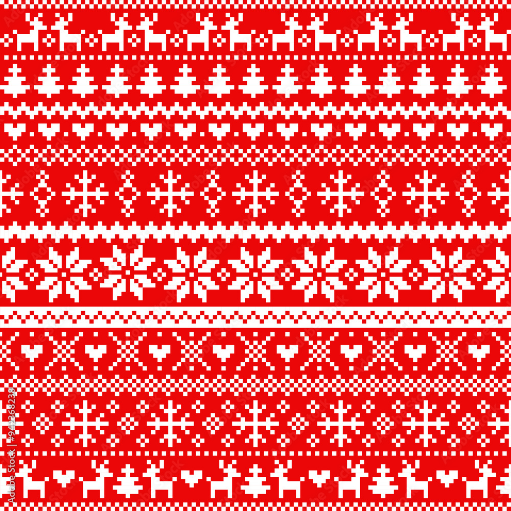 Christmas pattern vector illustration. Red background vector. Download Christmas wallpaper. High quality EPS vector and high resolution images for clothing patterns and decorations. Holiday season.
Christmas pattern vector illustration. Red background vector. Download Christmas wallpaper. High quality EPS vector and high resolution images for clothing patterns and decorations. Holiday season.