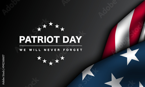 Patriot Day Background Design.
