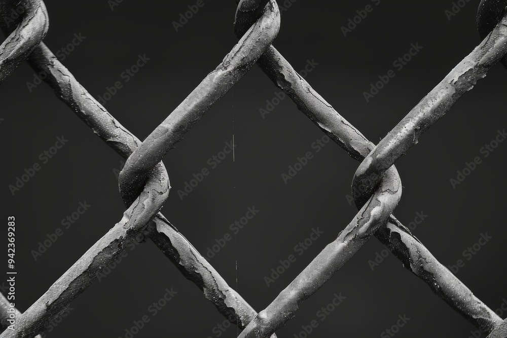 Rusty chain link close-up artistic texture fence concept Rusty chain link close-up artistic texture fence concept
