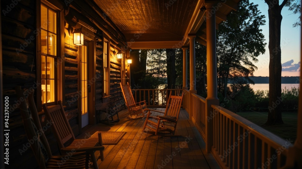 Summer evenings are perfect for relaxing on the porch with a cool drink. Summer evenings are perfect for relaxing on the porch with a cool drink.