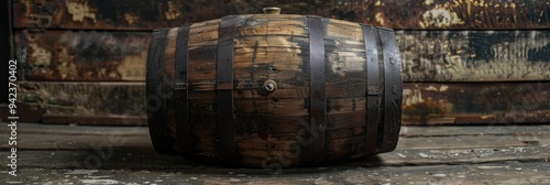 Vintage Gunpowder Cask