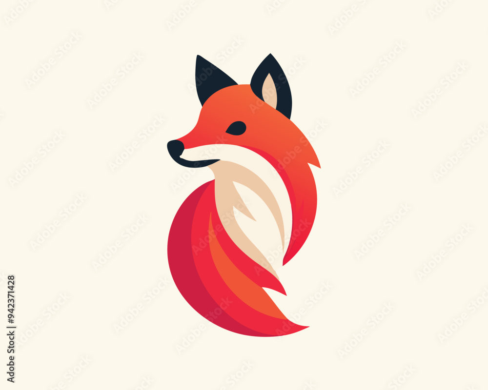 red fox illustration red fox illustration