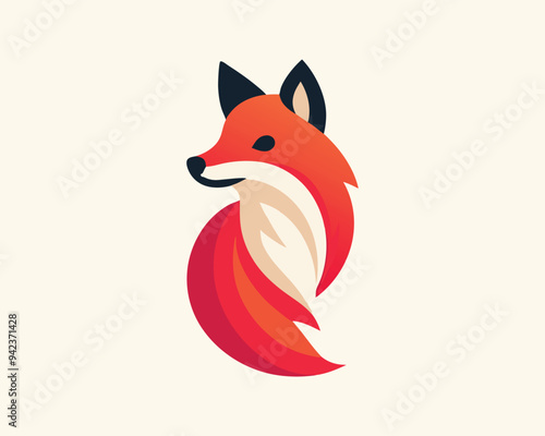 red fox illustration