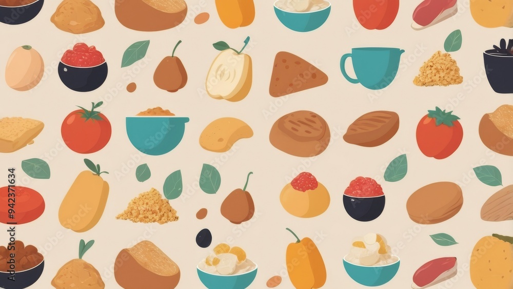 seamless background with with fruits seamless background with with fruits
