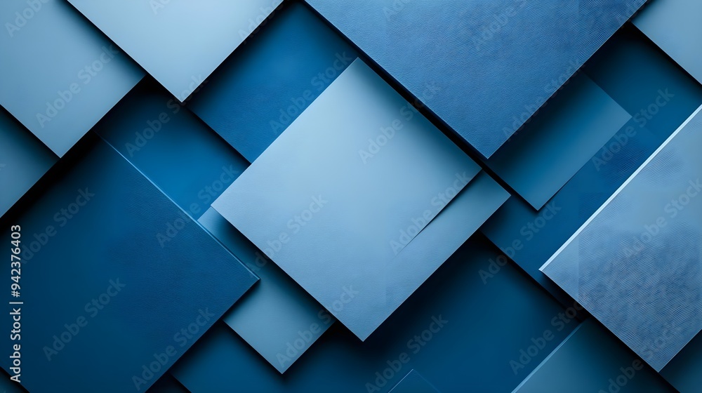 Abstract Blue Geometric Shapes Background Abstract Blue Geometric Shapes Background