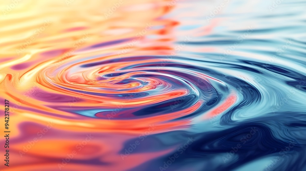 Abstract Swirling Water Colors Background Abstract Swirling Water Colors Background