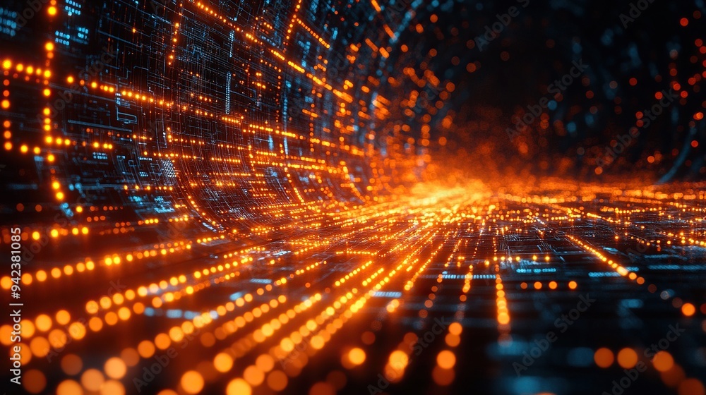 Fast data transfer and digital circuits are central to this dynamic tech abstract. Fast data transfer and digital circuits are central to this dynamic tech abstract.