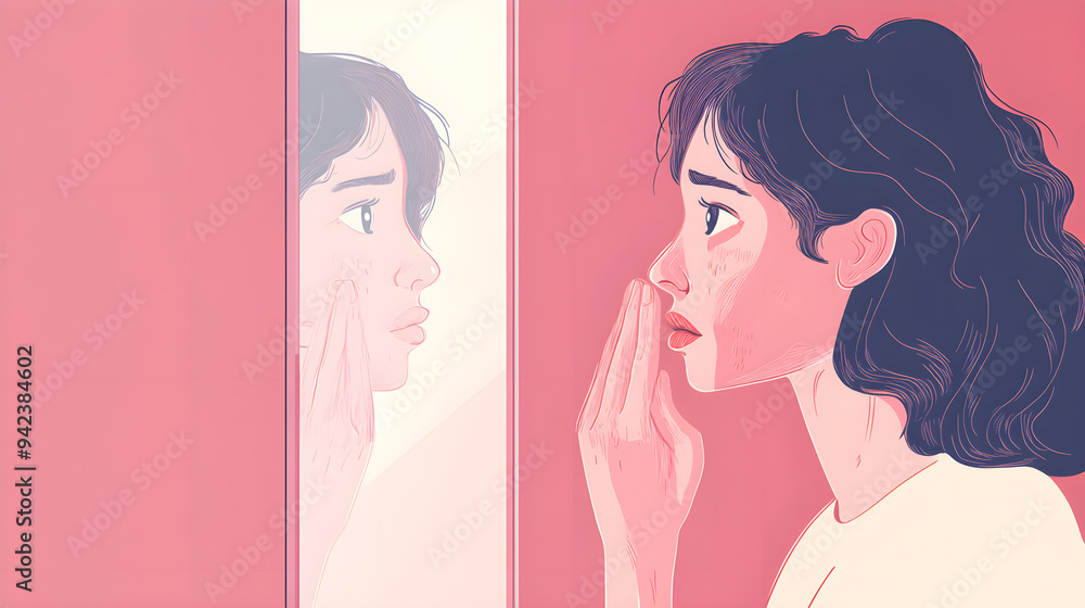 The Mirror's Lies: An exploration of distorted self-perception and its emotional impact The Mirror's Lies: An exploration of distorted self-perception and its emotional impact