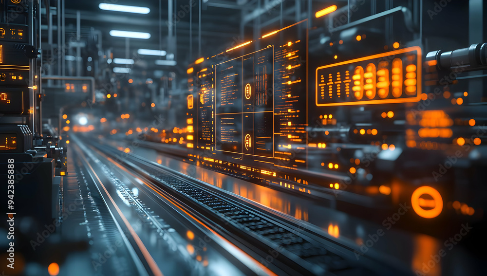 Futuristic digital landscape featuring glowing circuits and data displays, symbolizing advanced technology and innovation. Futuristic digital landscape featuring glowing circuits and data displays, symbolizing advanced technology and innovation.