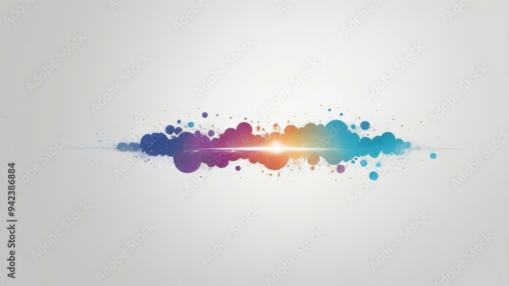 Fototapeta premium abstract colorful background with splashes