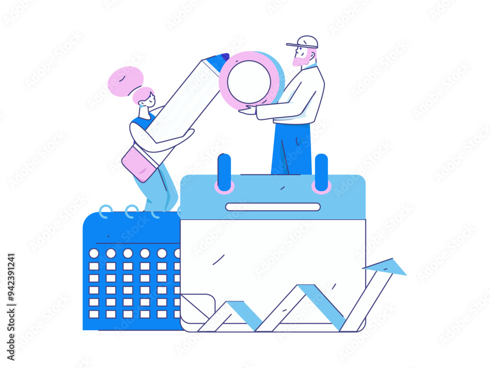 Check-in character flat vector concept operation hand-drawn illustration
Check-in character flat vector concept operation hand-drawn illustration