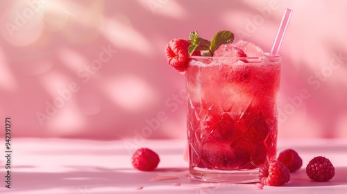 Refreshing Raspberry Cocktail