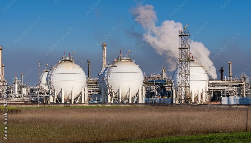 석유 정제 공장, 석유를 정제하는 탱크