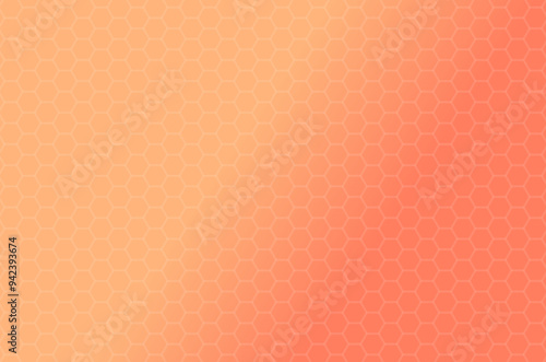 Dynamic trendy simple color gradient abstract background with hexagon texture effects. Vector Illustration