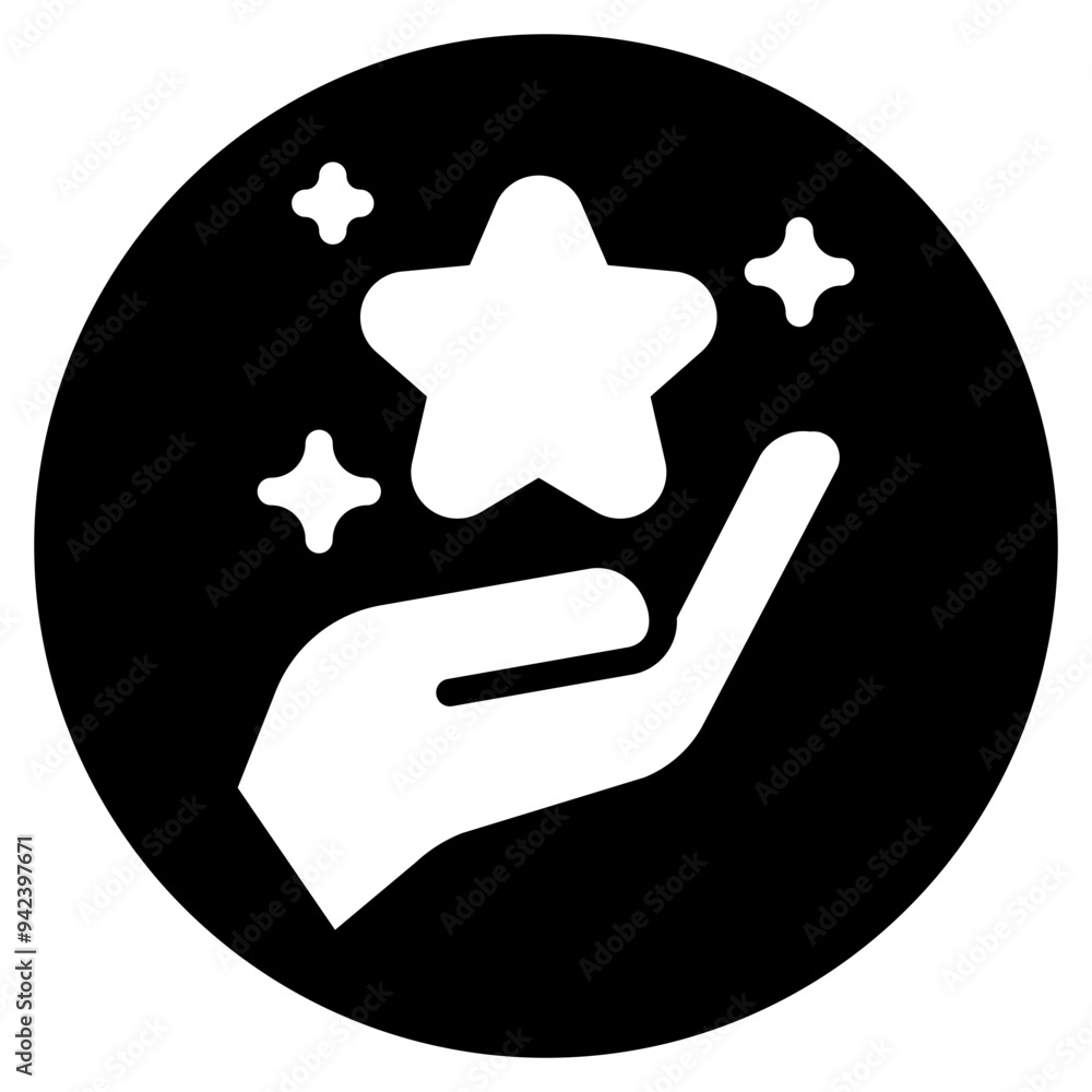 hands on experience glyph icon hands on experience glyph icon