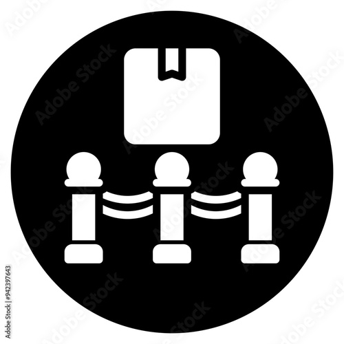 exhibition glyph icon