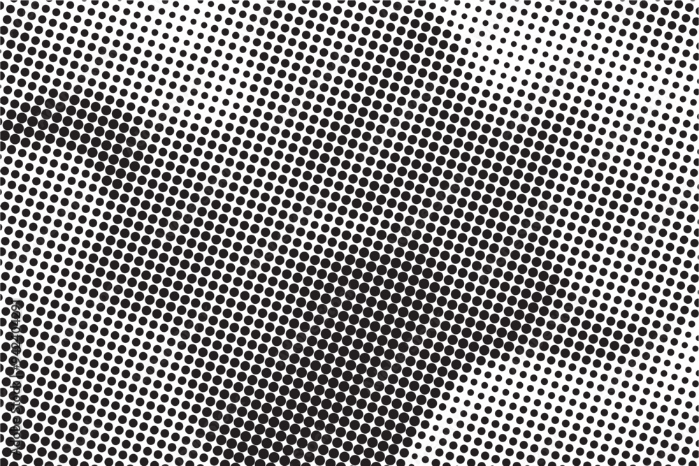 Black and white halftone pattern with background template Black and white halftone pattern with background template