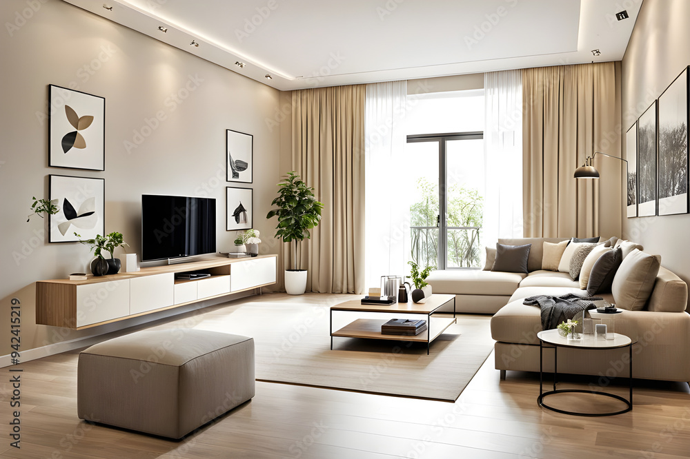 modern living room with fireplace modern living room with fireplace