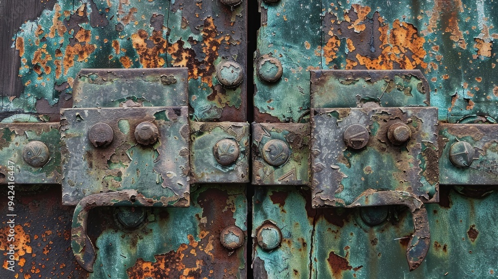 Corroded Iron Hinges Corroded Iron Hinges