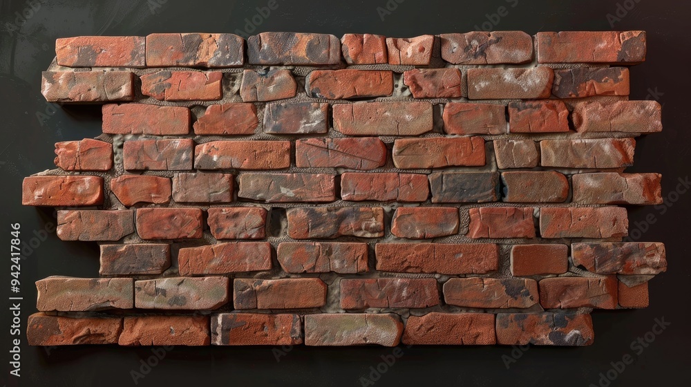 Obraz premium Creating a wall brick by brick