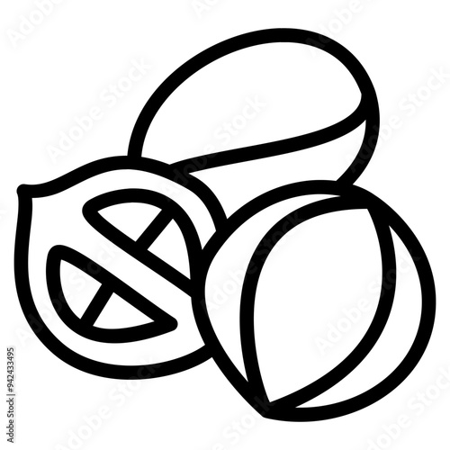 cardamom icon with outline style. Suitable for website design, logo, app and UI. Based on the size of the icon in general, so it can be reduced.