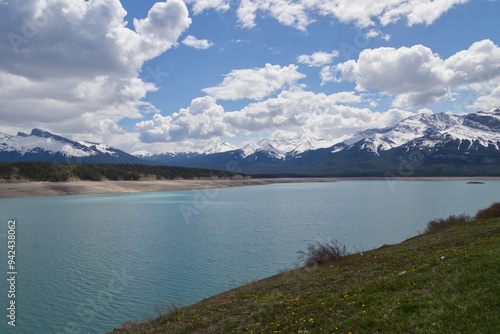 Lake Abraham in the Spring photo