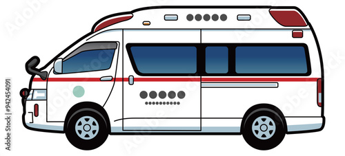 救急車　イラスト