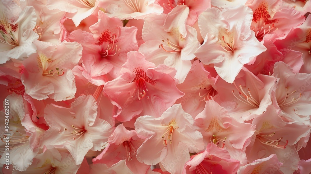 Rhododendron Hybrid Blossoms Floral backdrop Rhododendron Hybrid Blossoms Floral backdrop