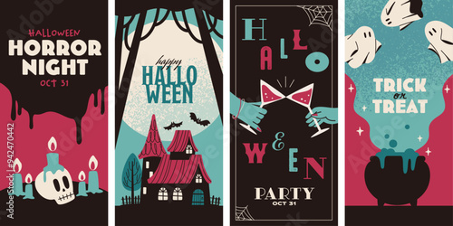 Spooky Pop Horror: Halloween Party Banner Set